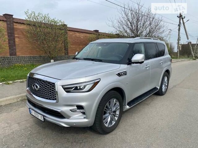 Сірий Інфініті QX80, об'ємом двигуна 5.6 л та пробігом 57 тис. км за 49500 $, фото 8 на Automoto.ua