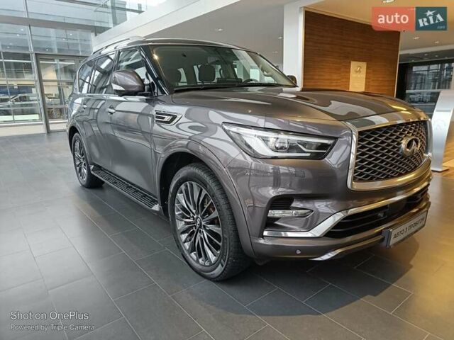 Серый Инфинити QX80, объемом двигателя 5.55 л и пробегом 98 тыс. км за 54900 $, фото 10 на Automoto.ua