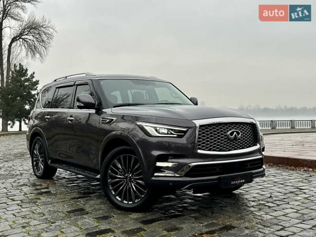Сірий Інфініті QX80, об'ємом двигуна 5.55 л та пробігом 35 тис. км за 58999 $, фото 165 на Automoto.ua