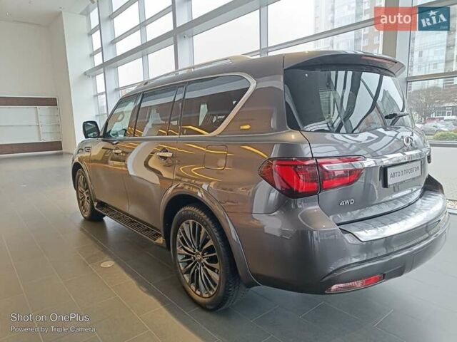 Серый Инфинити QX80, объемом двигателя 5.55 л и пробегом 98 тыс. км за 54900 $, фото 9 на Automoto.ua