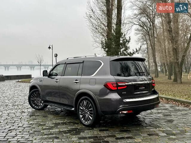 Сірий Інфініті QX80, об'ємом двигуна 5.55 л та пробігом 35 тис. км за 58999 $, фото 27 на Automoto.ua