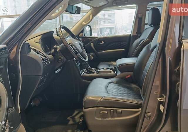 Серый Инфинити QX80, объемом двигателя 5.55 л и пробегом 98 тыс. км за 54900 $, фото 32 на Automoto.ua