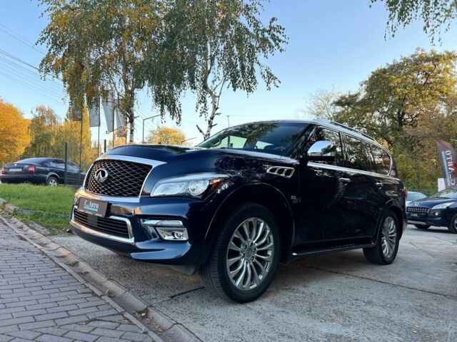 Инфинити QX80 2014 в Черновцах на Automoto.ua Синий Инфинити QX80, объемом двигателя 5.6 л и пробегом 108 тыс. км за 23900 $, фото 6 на Automoto.ua