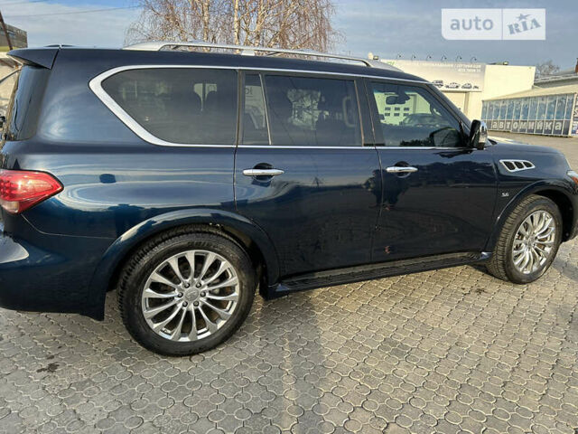 Синий Инфинити QX80, объемом двигателя 5.55 л и пробегом 105 тыс. км за 27600 $, фото 7 на Automoto.ua