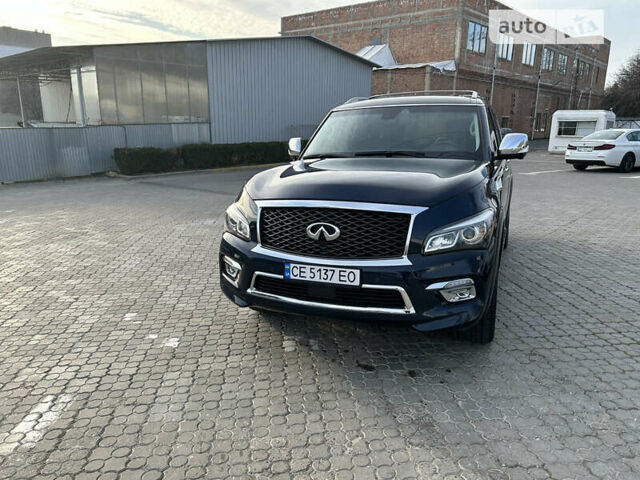 Синій Інфініті QX80, об'ємом двигуна 5.55 л та пробігом 105 тис. км за 27600 $, фото 3 на Automoto.ua