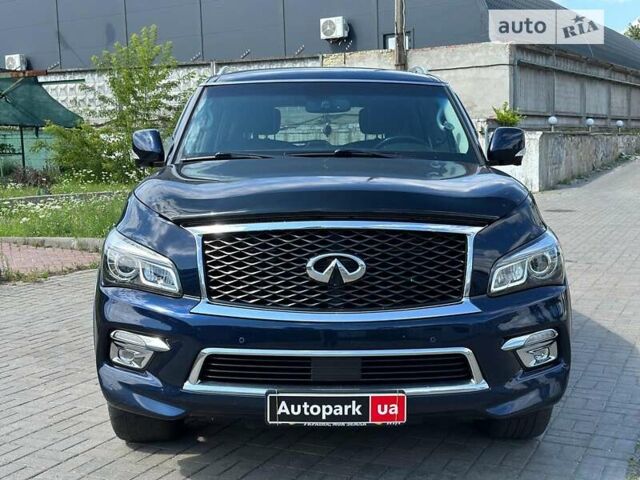 Синій Інфініті QX80, об'ємом двигуна 5.6 л та пробігом 250 тис. км за 24990 $, фото 1 на Automoto.ua