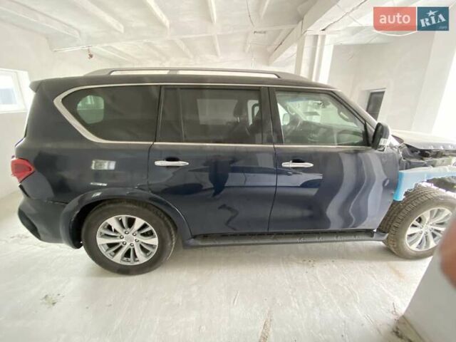 Синий Инфинити QX80, объемом двигателя 5.6 л и пробегом 85 тыс. км за 16900 $, фото 1 на Automoto.ua