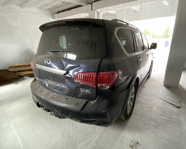 Синий Инфинити QX80, объемом двигателя 5.6 л и пробегом 85 тыс. км за 16900 $, фото 4 на Automoto.ua