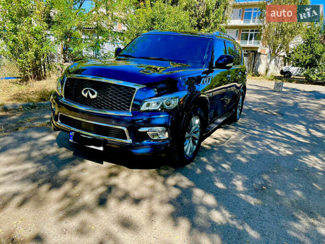 Синий Инфинити QX80, объемом двигателя 5.55 л и пробегом 40 тыс. км за 30500 $, фото 9 на Automoto.ua