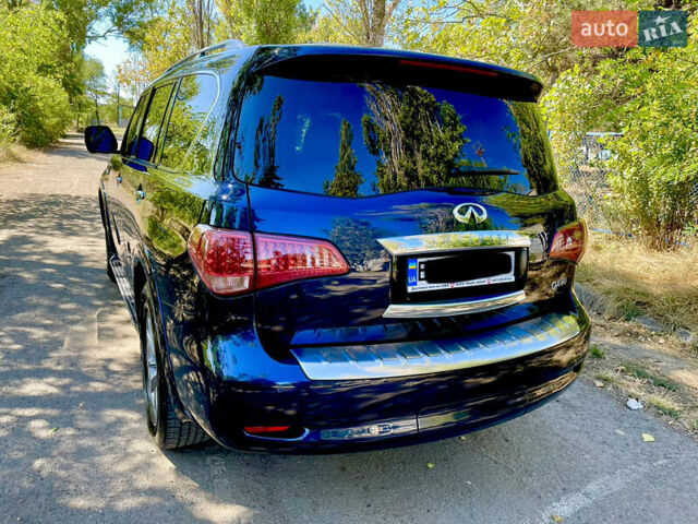 Синий Инфинити QX80, объемом двигателя 5.55 л и пробегом 40 тыс. км за 30500 $, фото 7 на Automoto.ua