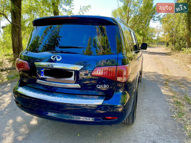 Синий Инфинити QX80, объемом двигателя 5.55 л и пробегом 40 тыс. км за 30500 $, фото 6 на Automoto.ua