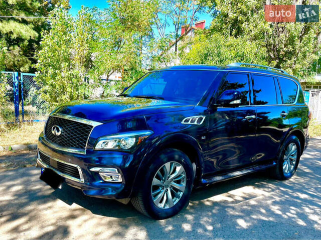 Синий Инфинити QX80, объемом двигателя 5.55 л и пробегом 40 тыс. км за 30500 $, фото 1 на Automoto.ua