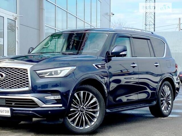 Синий Инфинити QX80, объемом двигателя 5.55 л и пробегом 157 тыс. км за 36999 $, фото 13 на Automoto.ua