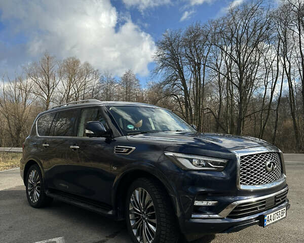 Синий Инфинити QX80, объемом двигателя 5.6 л и пробегом 105 тыс. км за 36000 $, фото 27 на Automoto.ua