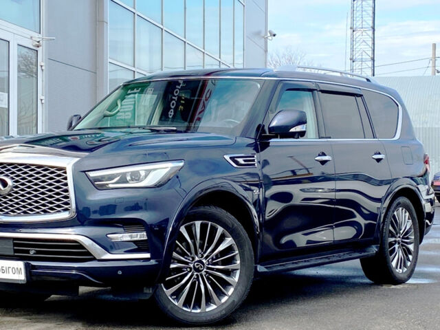 Синий Инфинити QX80, объемом двигателя 5.6 л и пробегом 157 тыс. км за 37900 $, фото 5 на Automoto.ua