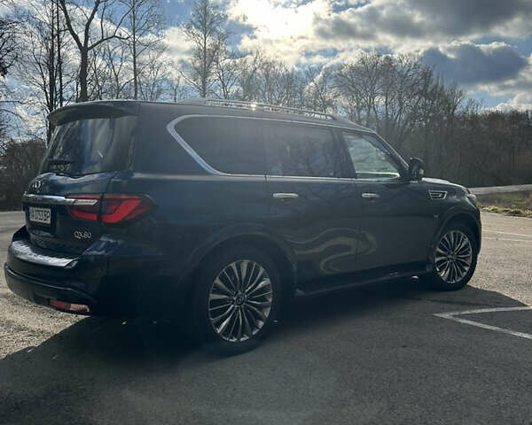 Синий Инфинити QX80, объемом двигателя 5.6 л и пробегом 105 тыс. км за 36000 $, фото 26 на Automoto.ua