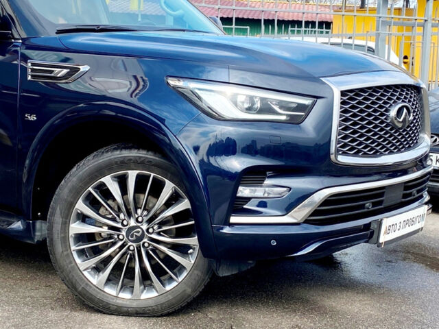 Синий Инфинити QX80, объемом двигателя 5.6 л и пробегом 157 тыс. км за 37900 $, фото 10 на Automoto.ua