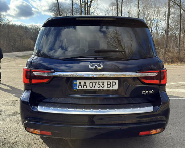 Синий Инфинити QX80, объемом двигателя 5.6 л и пробегом 105 тыс. км за 36000 $, фото 18 на Automoto.ua