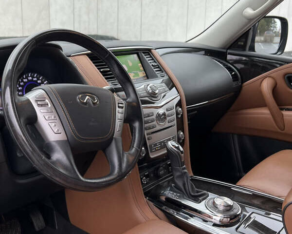 Синий Инфинити QX80, объемом двигателя 5.6 л и пробегом 105 тыс. км за 36000 $, фото 13 на Automoto.ua