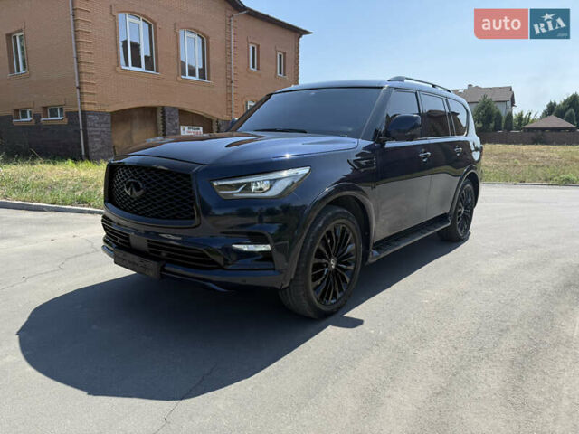 Синий Инфинити QX80, объемом двигателя 5.55 л и пробегом 33 тыс. км за 38999 $, фото 4 на Automoto.ua