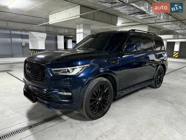 Синий Инфинити QX80, объемом двигателя 5.55 л и пробегом 50 тыс. км за 26500 $, фото 2 на Automoto.ua