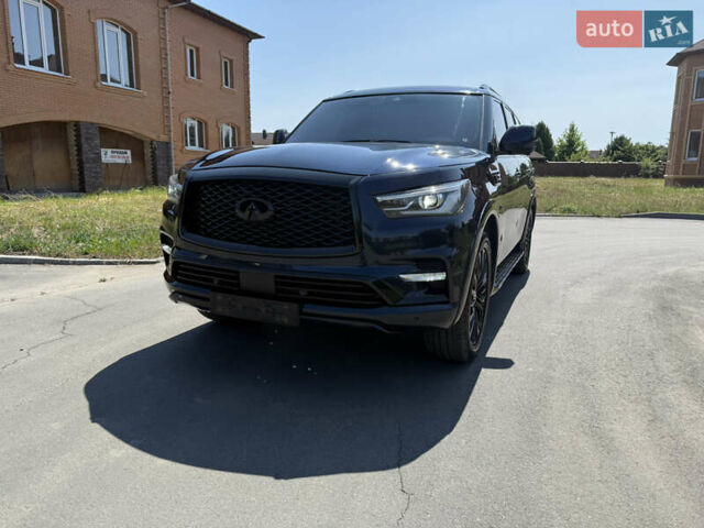 Синий Инфинити QX80, объемом двигателя 5.55 л и пробегом 33 тыс. км за 38999 $, фото 3 на Automoto.ua