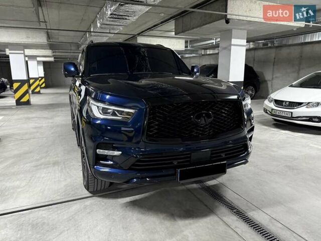 Синий Инфинити QX80, объемом двигателя 5.55 л и пробегом 50 тыс. км за 26500 $, фото 15 на Automoto.ua