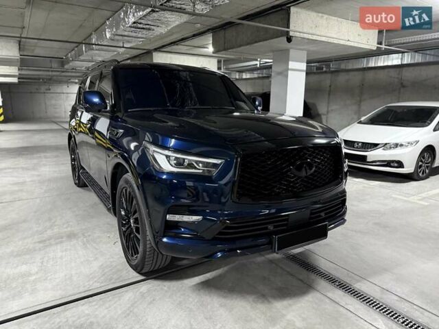 Синий Инфинити QX80, объемом двигателя 5.55 л и пробегом 50 тыс. км за 26500 $, фото 14 на Automoto.ua
