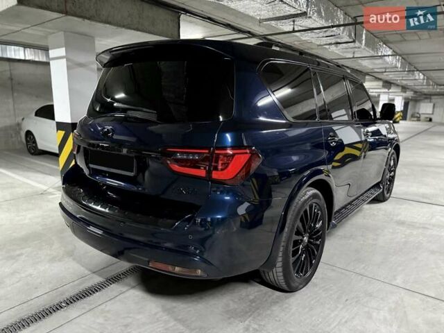 Синий Инфинити QX80, объемом двигателя 5.55 л и пробегом 50 тыс. км за 26500 $, фото 10 на Automoto.ua