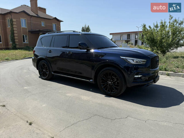 Синий Инфинити QX80, объемом двигателя 5.55 л и пробегом 33 тыс. км за 38999 $, фото 7 на Automoto.ua