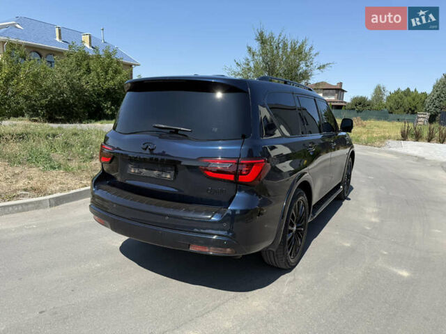 Синий Инфинити QX80, объемом двигателя 5.55 л и пробегом 33 тыс. км за 38999 $, фото 9 на Automoto.ua