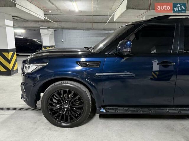 Синий Инфинити QX80, объемом двигателя 5.55 л и пробегом 50 тыс. км за 26500 $, фото 4 на Automoto.ua