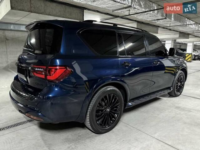 Синий Инфинити QX80, объемом двигателя 5.55 л и пробегом 50 тыс. км за 26500 $, фото 12 на Automoto.ua