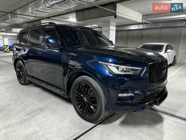 Синій Інфініті QX80, об'ємом двигуна 5.55 л та пробігом 50 тис. км за 28500 $, фото 12 на Automoto.ua
