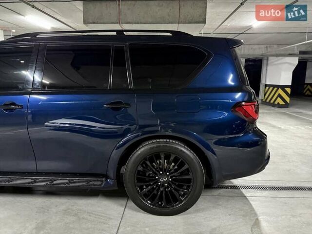 Синий Инфинити QX80, объемом двигателя 5.55 л и пробегом 50 тыс. км за 26500 $, фото 5 на Automoto.ua