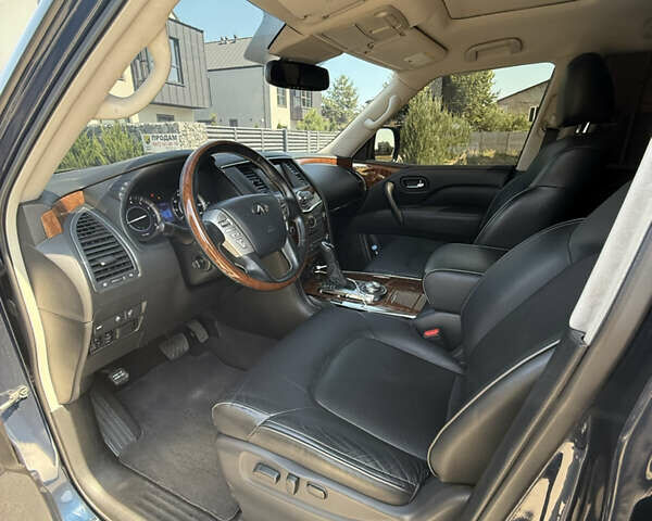 Синий Инфинити QX80, объемом двигателя 5.55 л и пробегом 33 тыс. км за 38999 $, фото 12 на Automoto.ua