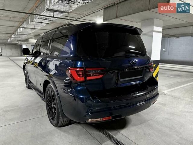 Синий Инфинити QX80, объемом двигателя 5.55 л и пробегом 50 тыс. км за 26500 $, фото 8 на Automoto.ua