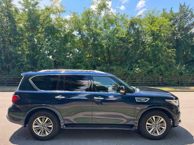 Синий Инфинити QX80, объемом двигателя 5.6 л и пробегом 50 тыс. км за 34000 $, фото 4 на Automoto.ua