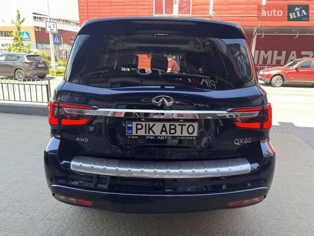 Синий Инфинити QX80, объемом двигателя 5.55 л и пробегом 56 тыс. км за 49900 $, фото 8 на Automoto.ua