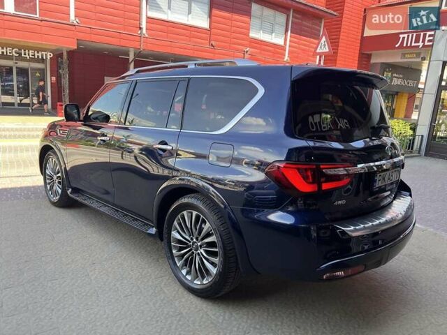 Синий Инфинити QX80, объемом двигателя 5.55 л и пробегом 56 тыс. км за 49900 $, фото 9 на Automoto.ua