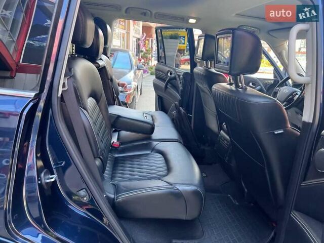 Синий Инфинити QX80, объемом двигателя 5.55 л и пробегом 56 тыс. км за 49900 $, фото 49 на Automoto.ua