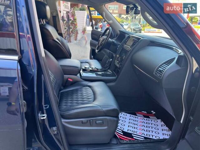 Синий Инфинити QX80, объемом двигателя 5.55 л и пробегом 56 тыс. км за 49900 $, фото 51 на Automoto.ua