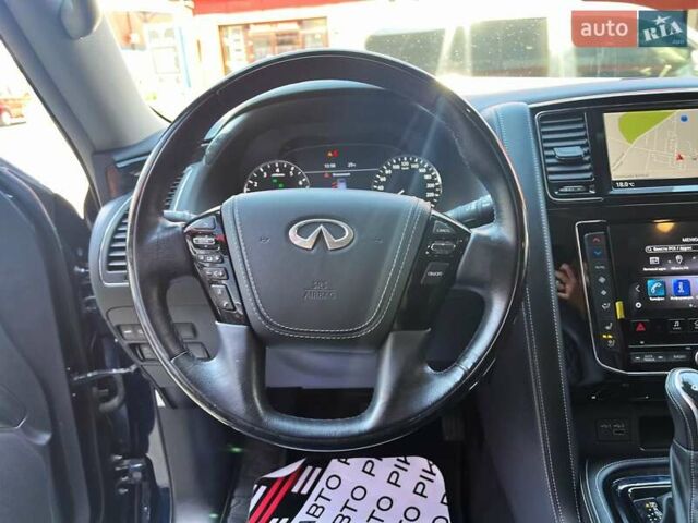 Синий Инфинити QX80, объемом двигателя 5.55 л и пробегом 56 тыс. км за 49900 $, фото 42 на Automoto.ua