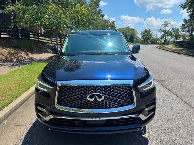 Синий Инфинити QX80, объемом двигателя 5.6 л и пробегом 50 тыс. км за 34000 $, фото 1 на Automoto.ua