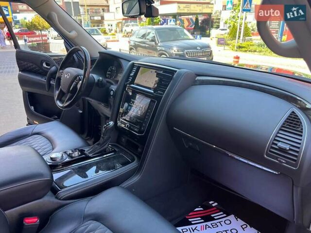 Синий Инфинити QX80, объемом двигателя 5.55 л и пробегом 56 тыс. км за 49900 $, фото 52 на Automoto.ua