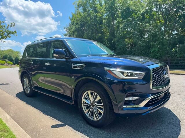 Синий Инфинити QX80, объемом двигателя 5.6 л и пробегом 50 тыс. км за 34000 $, фото 2 на Automoto.ua