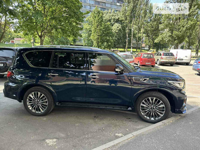 Синий Инфинити QX80, объемом двигателя 5.6 л и пробегом 35 тыс. км за 77777 $, фото 8 на Automoto.ua