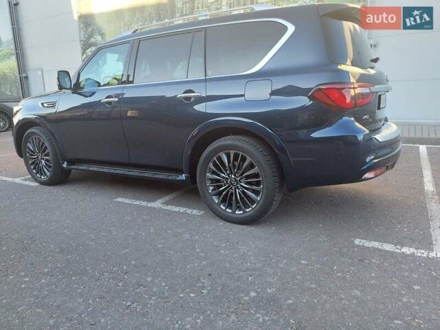 Синий Инфинити QX80, объемом двигателя 5.55 л и пробегом 12 тыс. км за 72000 $, фото 8 на Automoto.ua
