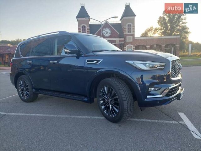 Синий Инфинити QX80, объемом двигателя 5.55 л и пробегом 12 тыс. км за 72000 $, фото 9 на Automoto.ua