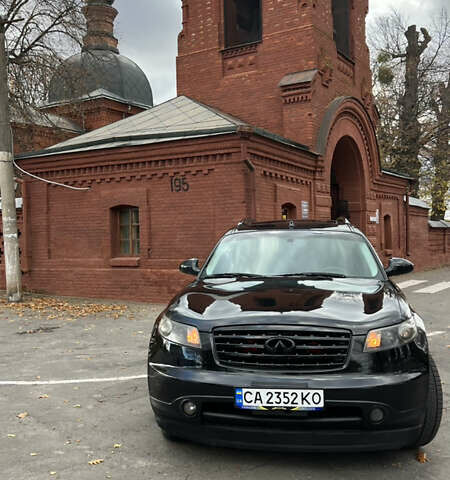 Черный Инфинити FX 35, объемом двигателя 3.5 л и пробегом 230 тыс. км за 7999 $, фото 4 на Automoto.ua